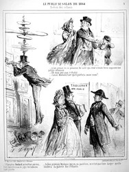 Caricatures du Salon des Refusés de 1864